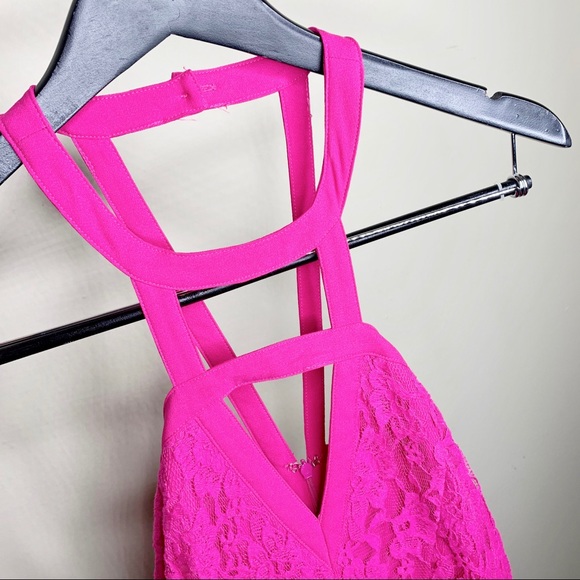 LULU’S All My Daydreams Lace Skater Strappy Dress - Picture 4 of 8